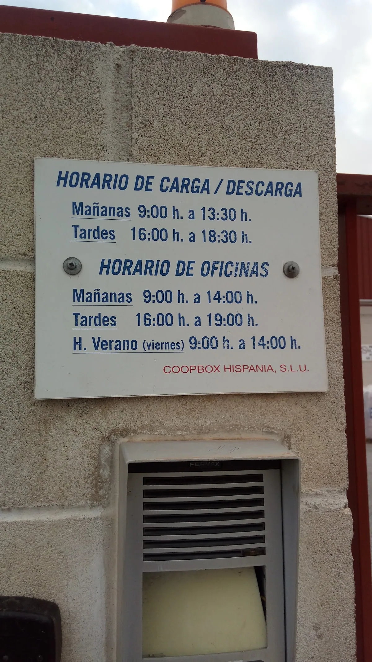 Coopbox Hispania slu, empresa de fabricación de plástico en Lorca