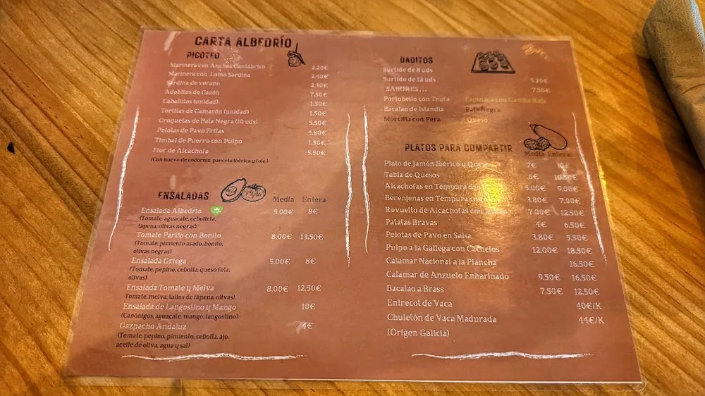 Carta de Tapería Albedrío, página 6