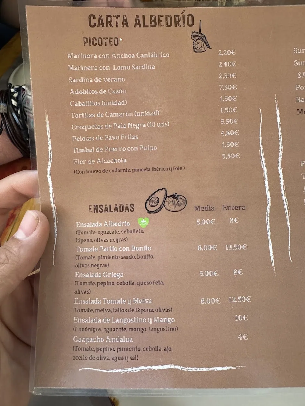 Carta de Tapería Albedrío, página 7