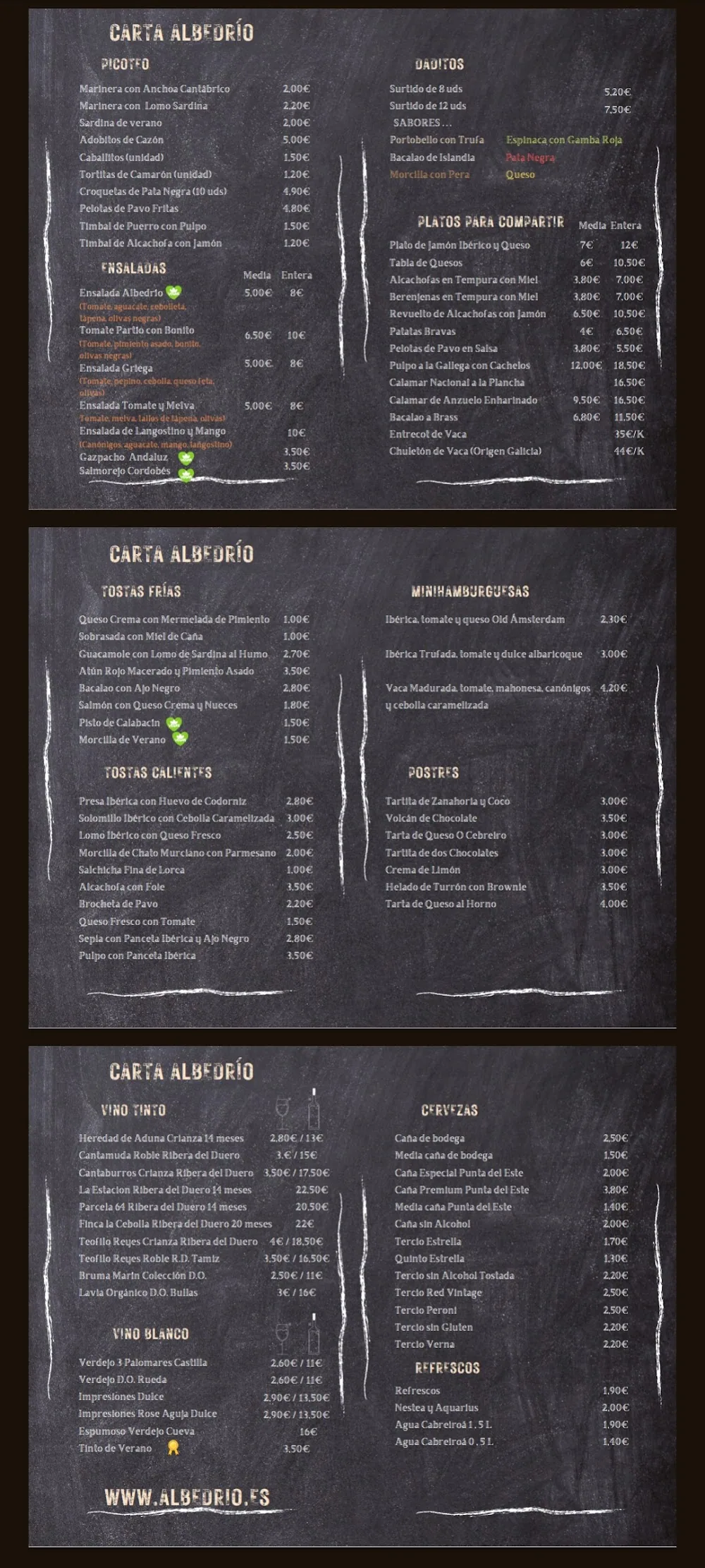 Carta de Tapería Albedrío, página 8