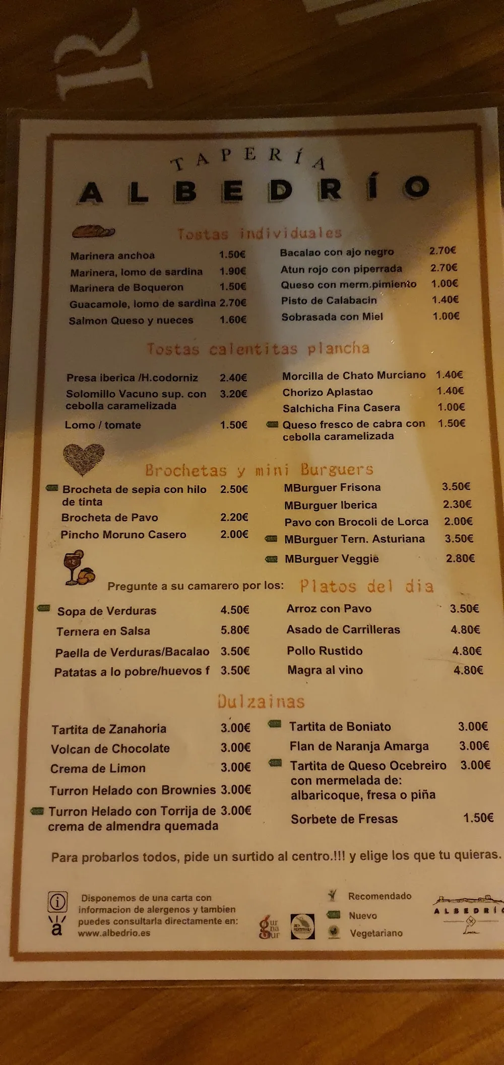 Carta de Tapería Albedrío, página 10