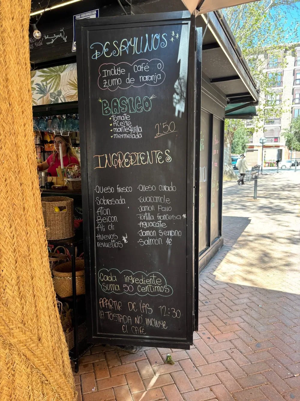 Carta de Días de Vino y Rosas, página 1