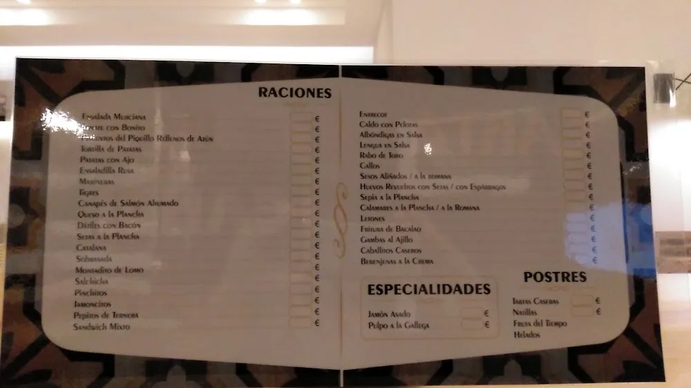 Carta de Mesón El Candil, página 3