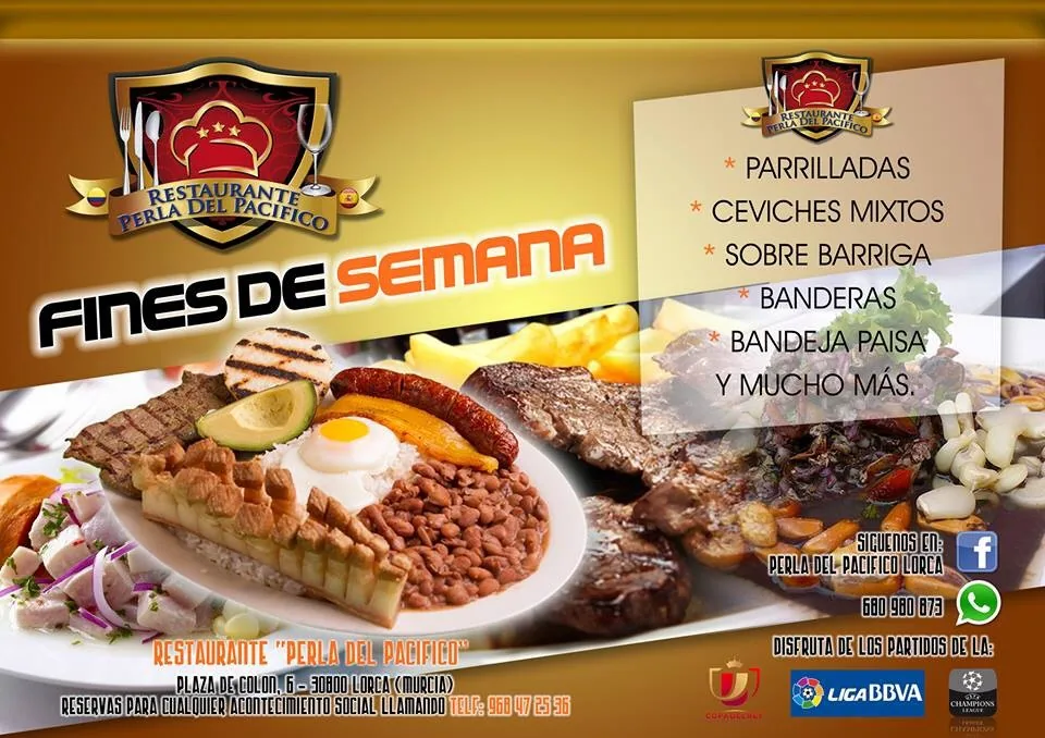 Carta de Restaurante La Perla de Lorca, página 3