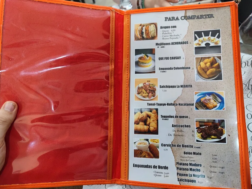Carta de Restaurante Peruano La Negrita, página 8
