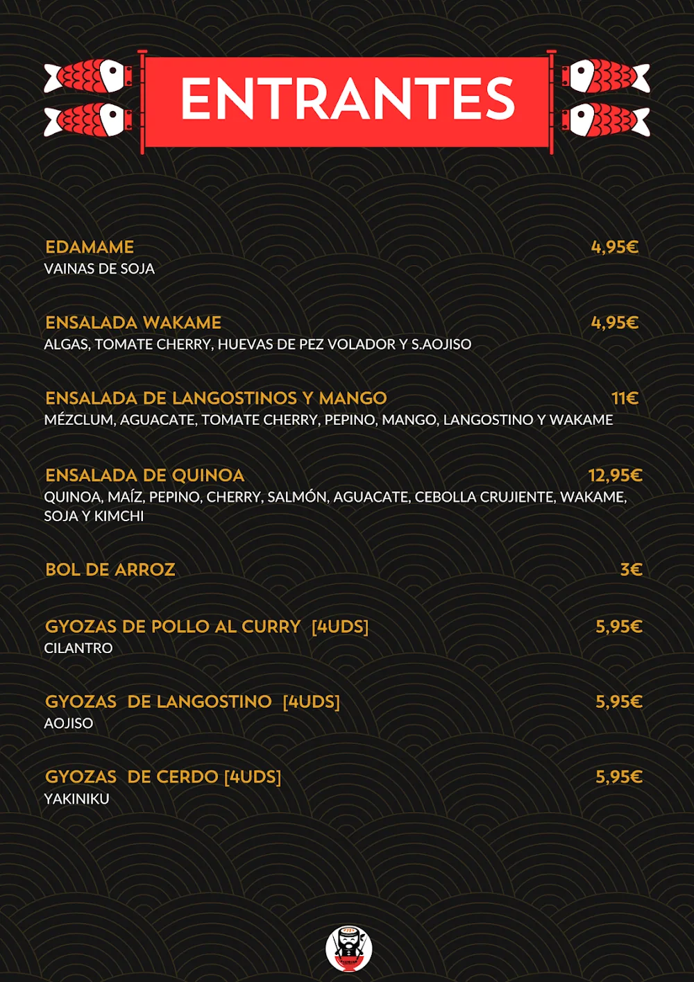 Carta de Somen Sushi Bar, página 4