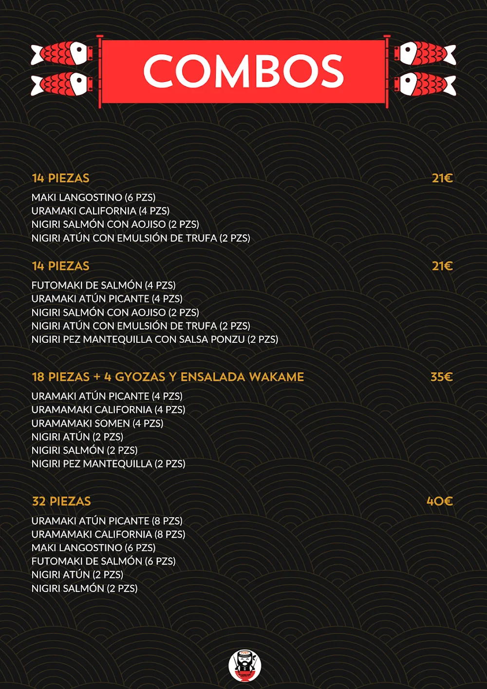 Carta de Somen Sushi Bar, página 7