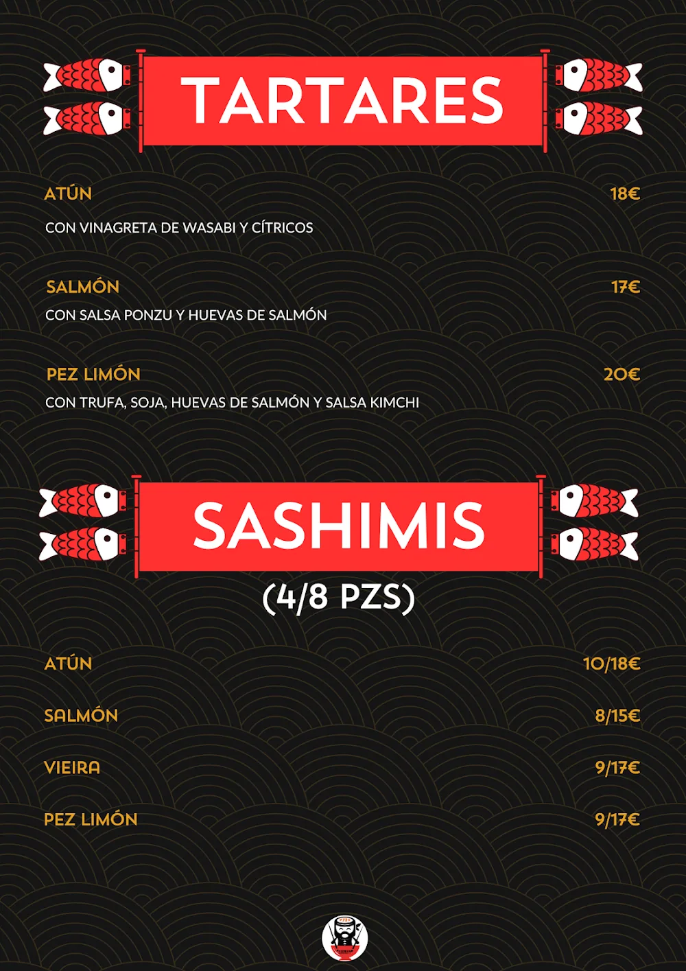 Carta de Somen Sushi Bar, página 8
