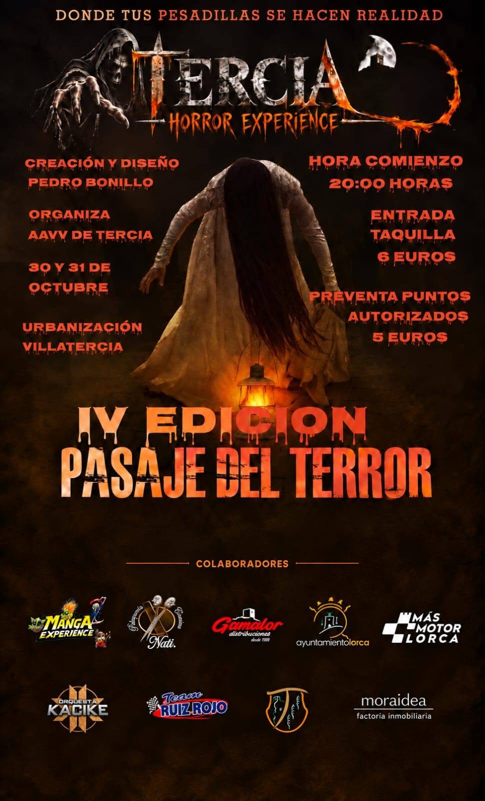 TERCIA HORROR EXPERIENCE · imagen de la fuente oficial