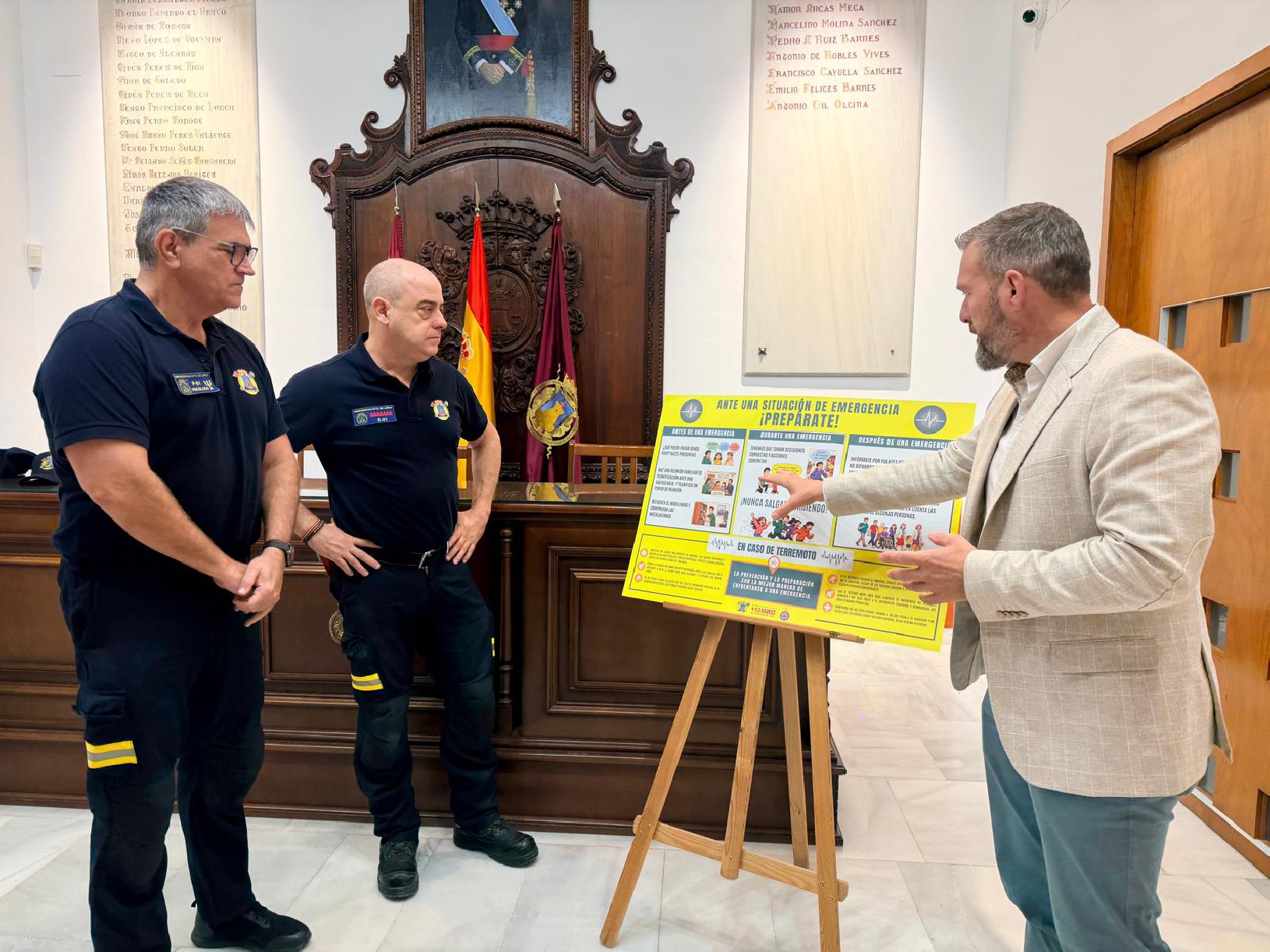 El Servicio de Emergencias Municipal del Ayuntamiento de Lorca impulsa una campaña de autoprotección ciudadana ante emergencias, con especial atención a los terremotos · imagen de la fuente oficial