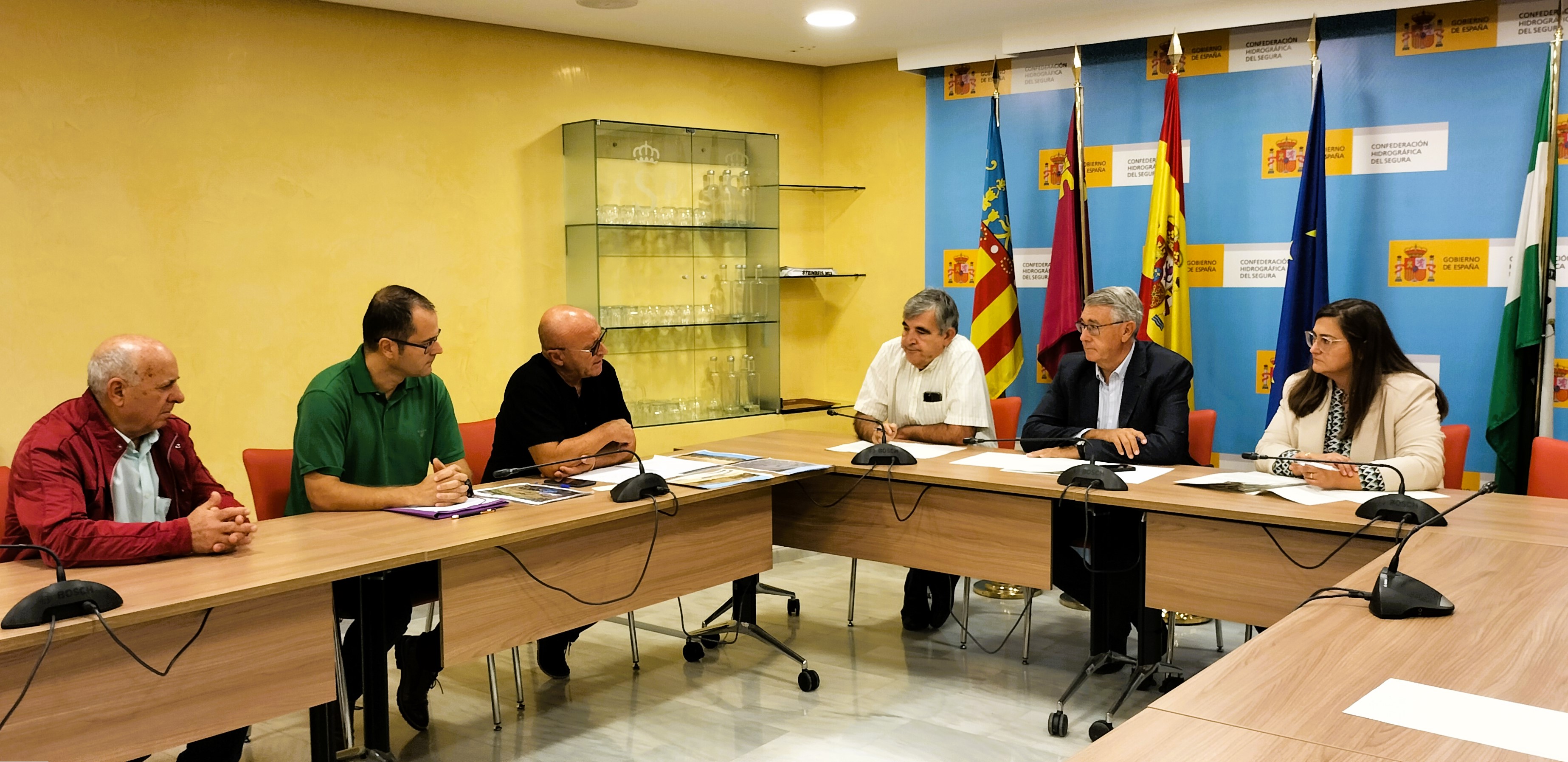 La CHS se reúne con el grupo municipal de IU del Ayuntamiento de Lorca para abordar la conservación de cauces, los vertidos y las actuaciones de defensa frente a inundaciones