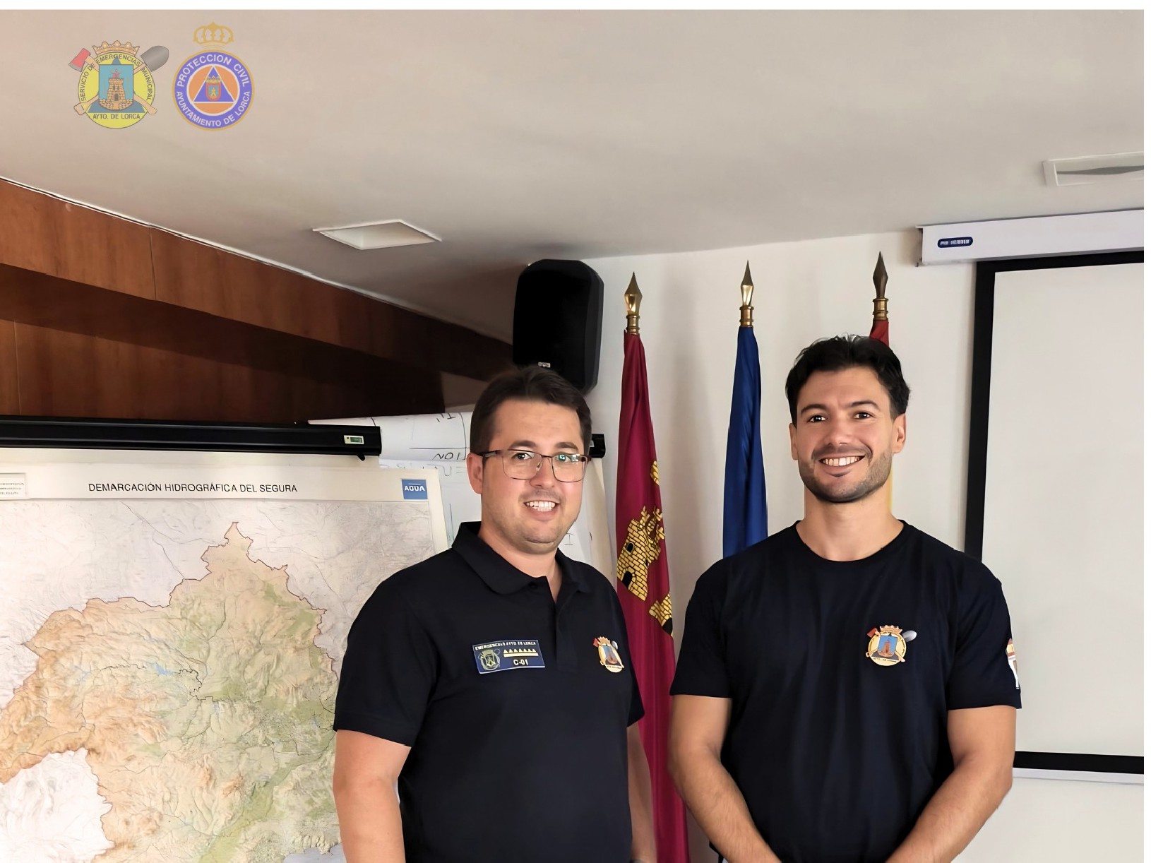 Personal del Servicio de Emergencias Municipal y Protección Civil de Lorca participan en un curso de la Escuela Nacional de Protección Civil sobre planificación de protección civil en la ordenación del territorio · imagen de la fuente oficial