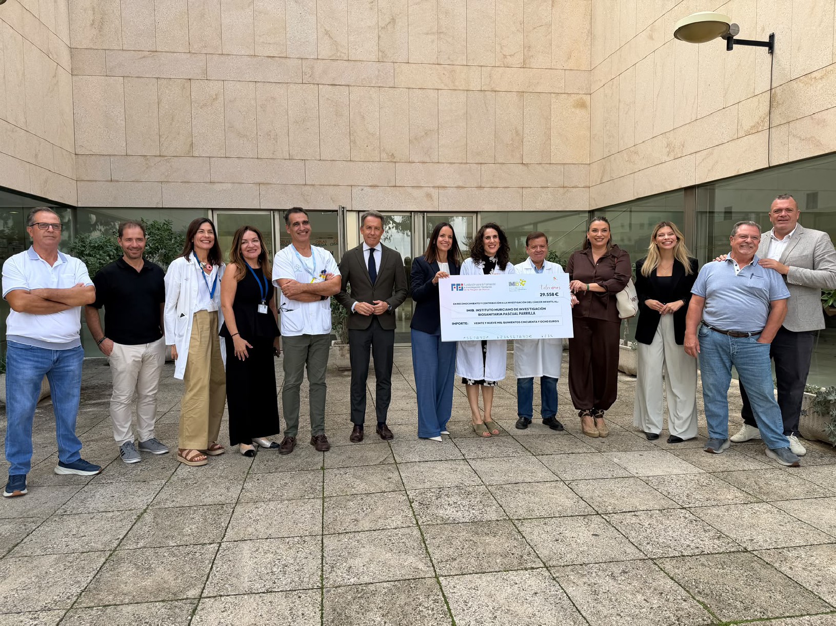 La solidaridad de Lorca aporta 29.558 euros a la investigación contra el cáncer infantil · imagen de la fuente oficial