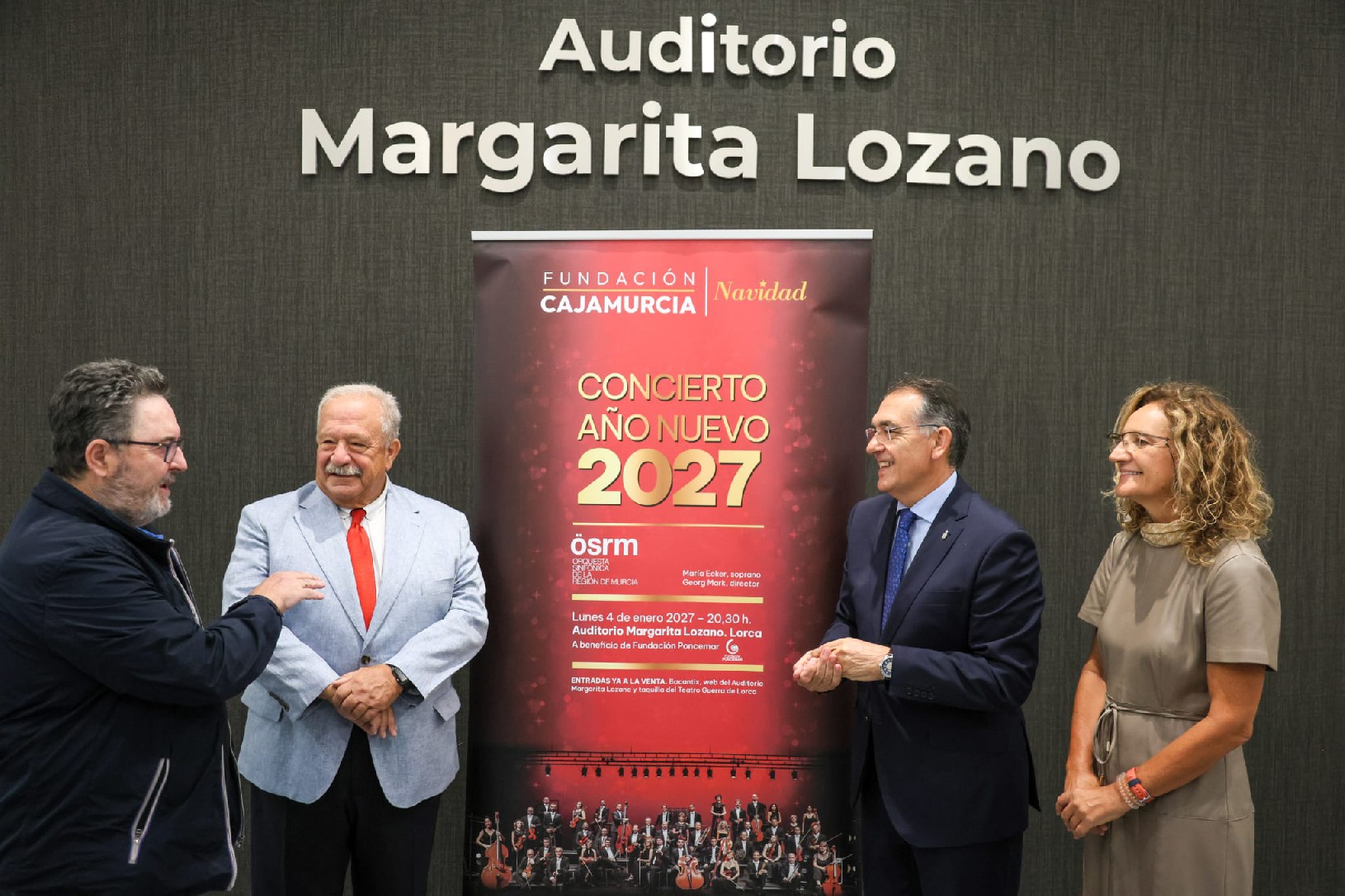 El Auditorio Margarita Lozano de Lorca dará la bienvenida a 2027 con el tradicional Concierto de Año Nuevo de la Orquesta Sinfónica de la Región de Murcia · imagen de la fuente oficial