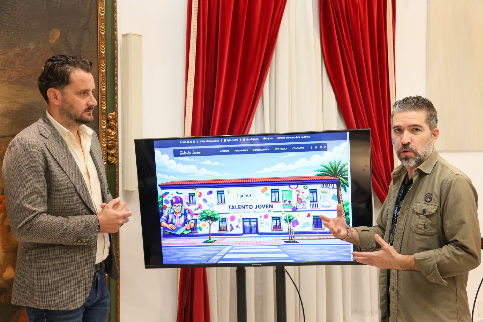 La web lorcajoven.es actualiza su diseño para facilitar la consulta de becas, empleo y actividades desde el teléfono móvil · imagen de la fuente oficial