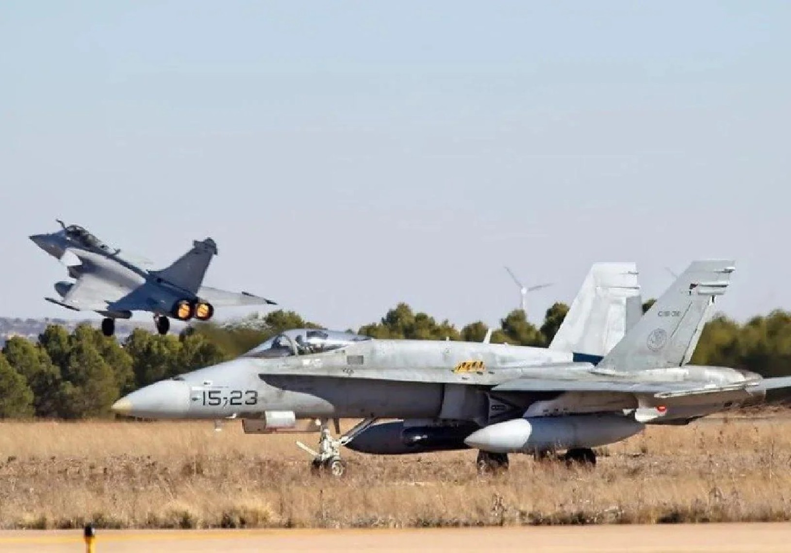 El Ejército del Aire y del Espacio alerta a la población de vuelos supersónicos con estampido perceptible a nivel de superficie · imagen de la fuente oficial