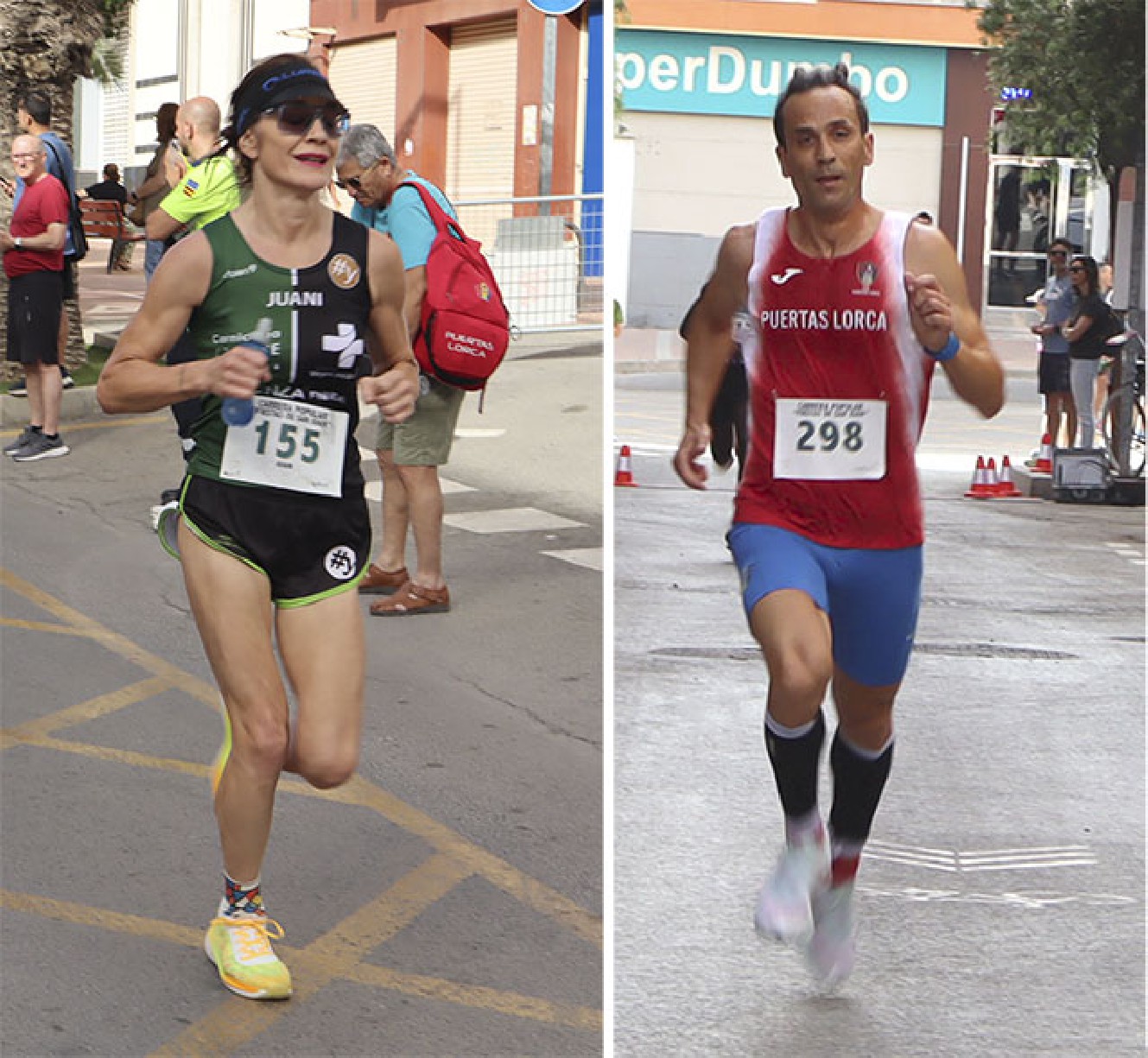 Mario Molina (C.A. Puertas Lorca) y Juana María Mulero (#Retoyosipuedo) se imponen en el XXIV Circuito Local de Carreras Populares (2025-2026) · imagen de la fuente oficial