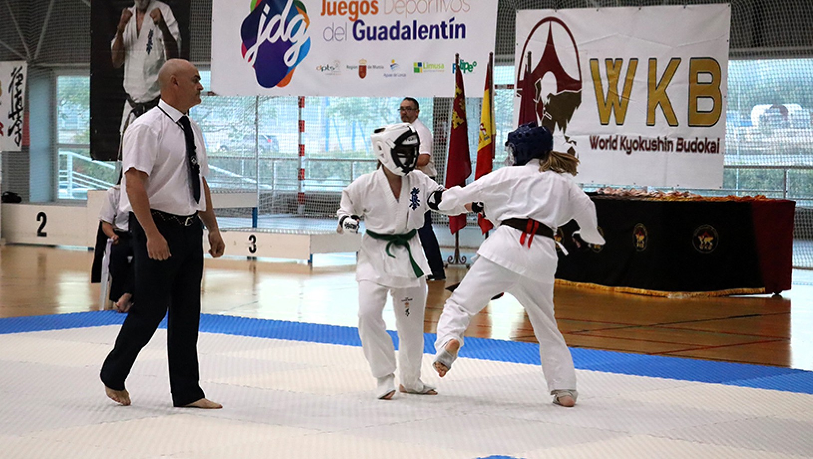 El campeonato de kárate WKB abre el programa de artes marciales de los 47º JDG · imagen de la fuente oficial