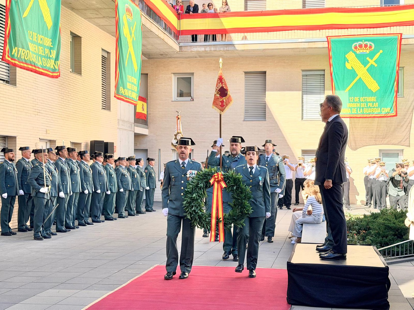 Lorca celebra el Día de la Hispanidad, reafirmando el compromiso con los valores constitucionales y la unión de todos los españoles · imagen de la fuente oficial