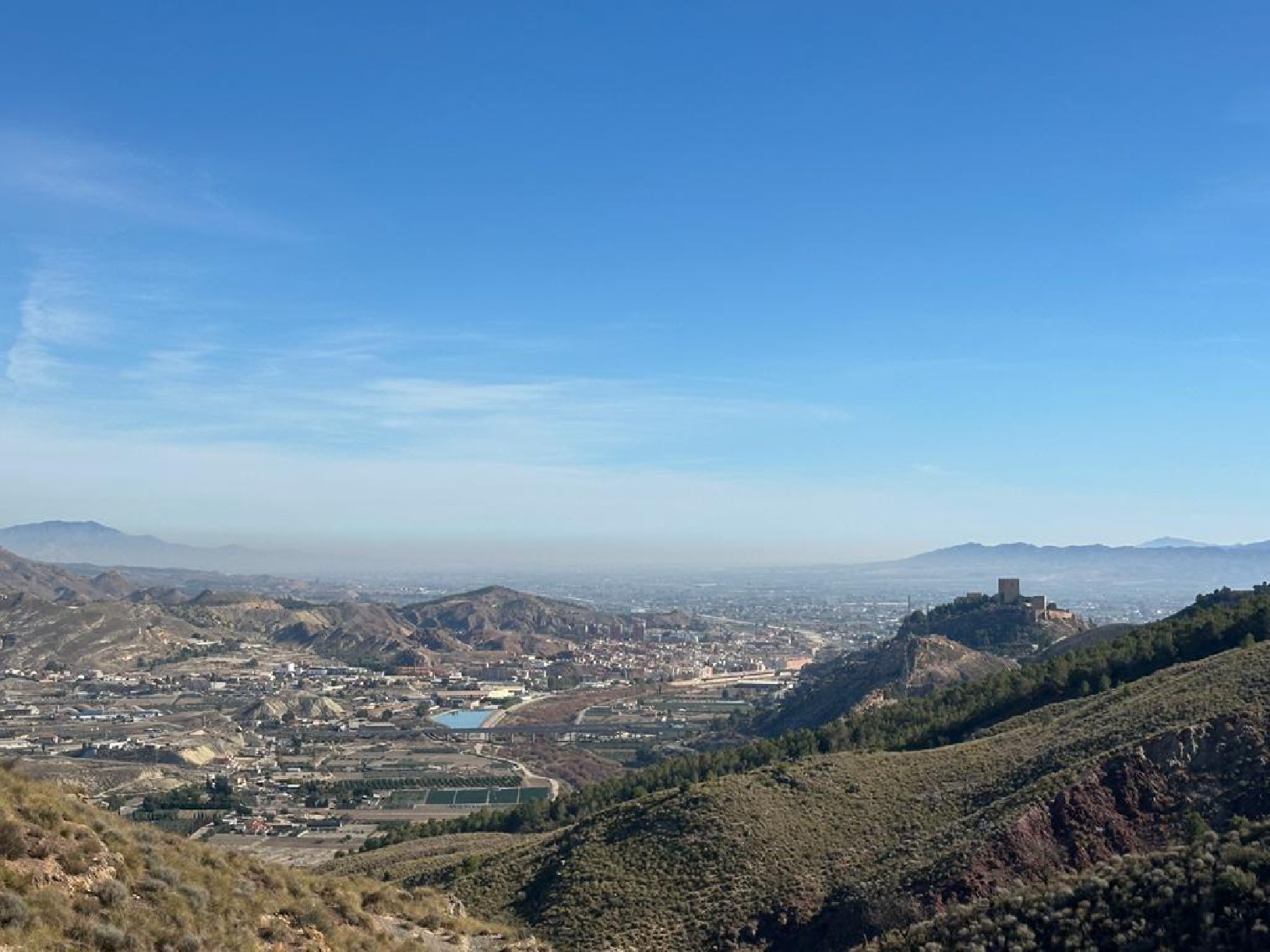 Posible incremento de los niveles de partículas PM10 en Lorca debido a la entrada de una masa de aire africano · imagen de la fuente oficial
