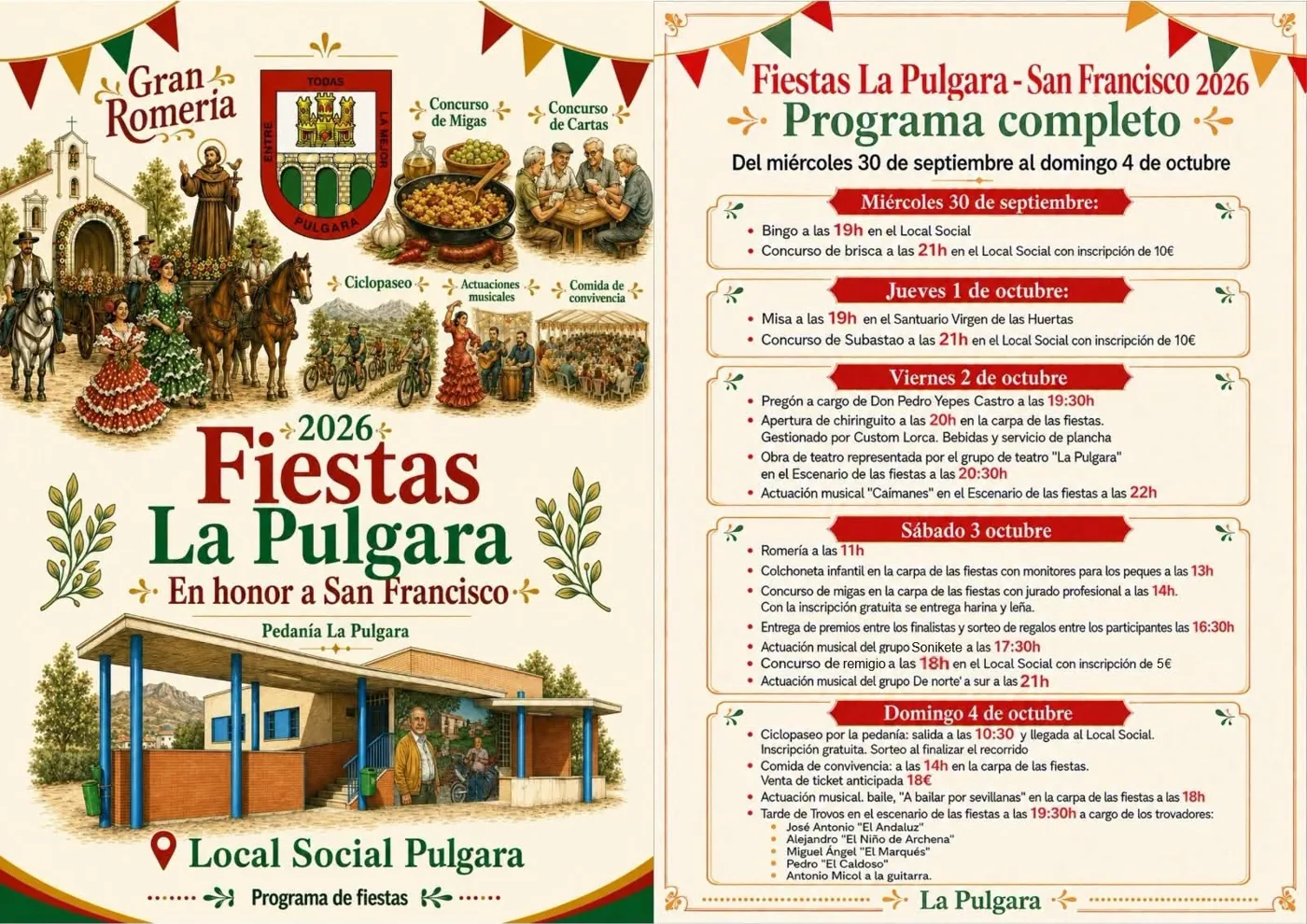 FIESTAS LA PULGARA · imagen de la fuente oficial