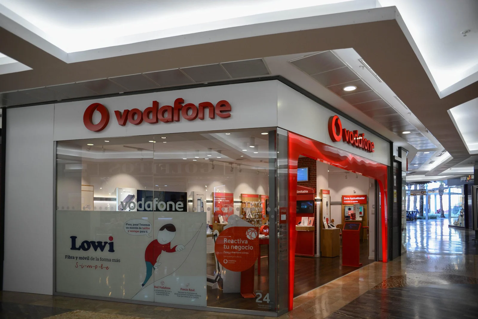 Vodafone en Parque Almenara, Campillo, Lorca